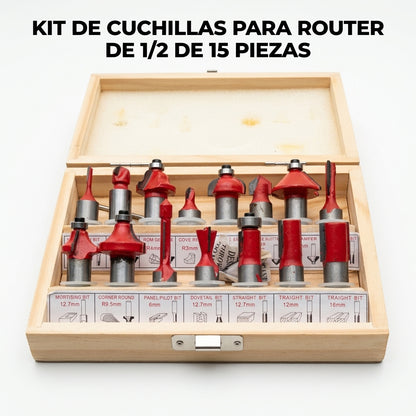 Router bit set — Portada Principal - Estudio Blanco | Generated by Modelize