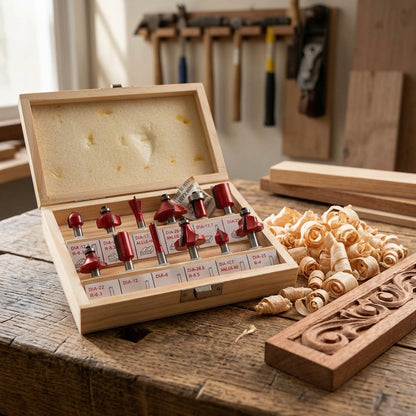 Router bit set — Estilo de Vida - Producto en Uso | Generated by Modelize