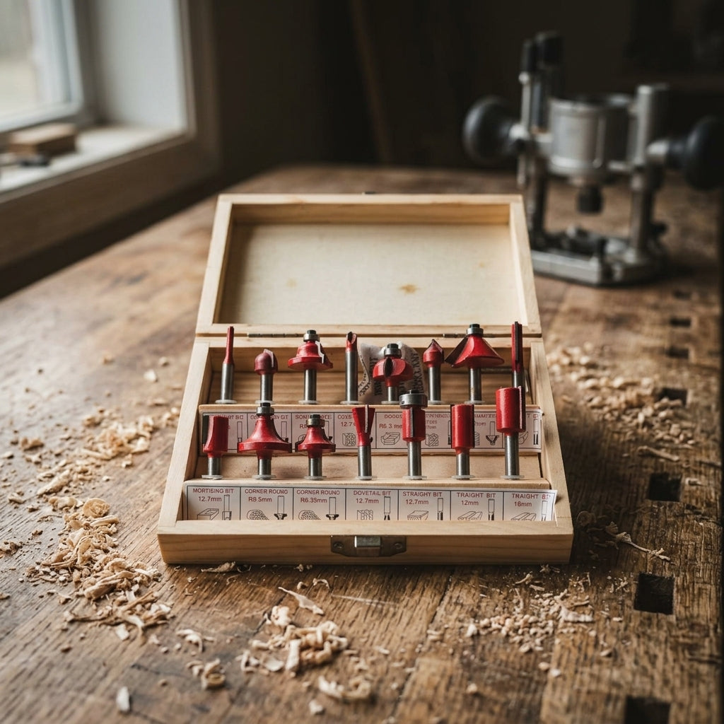 Router bit set — Estilo de Vida - Producto en Uso | Generated by Modelize