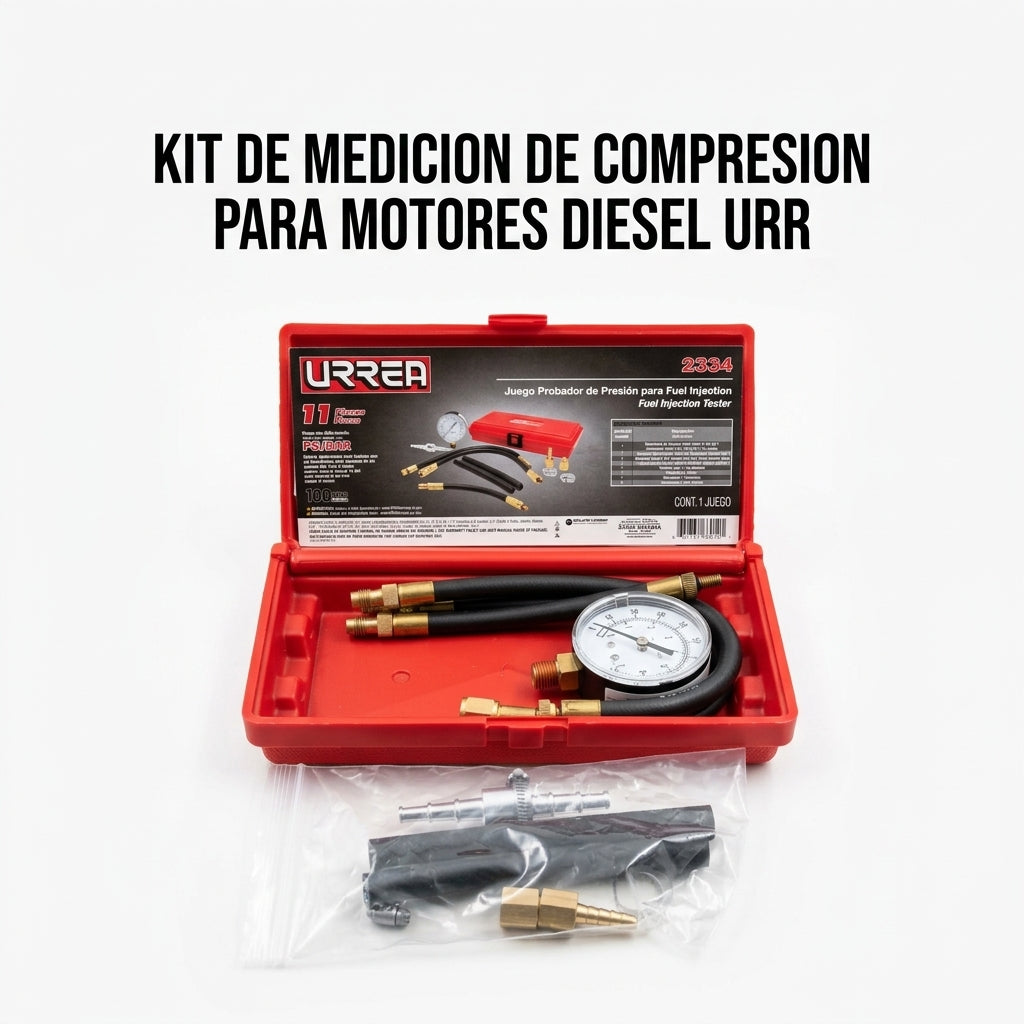 Diesel engine compression tester kit — Portada Principal - Estudio Blanco | Generated by Modelize