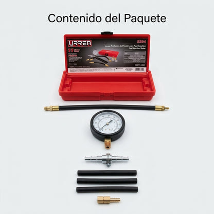 Fuel injection and compression testing kit — Contenido del Paquete - Vista Aerea | Generated by Modelize
