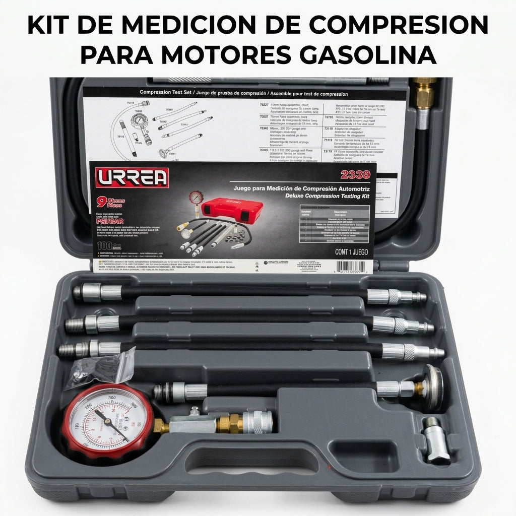 Gasoline engine compression measurement kit — Portada Principal - Estudio Blanco | Generated by Modelize