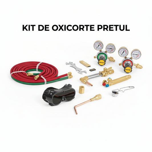 Oxy-acetylene welding and cutting kit — Portada Principal - Estudio Blanco | Generated by Modelize