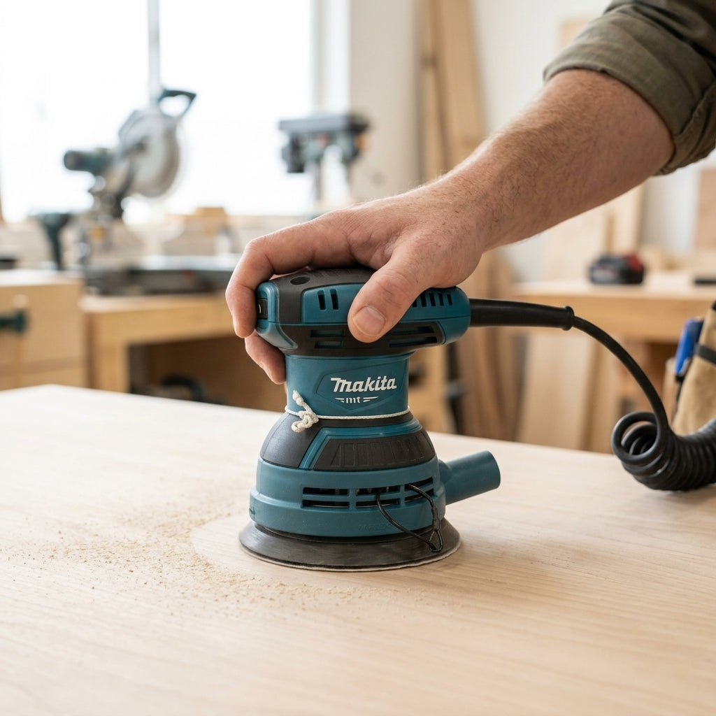 Random orbit sander — Estilo de Vida - Producto en Uso | Generated by Modelize