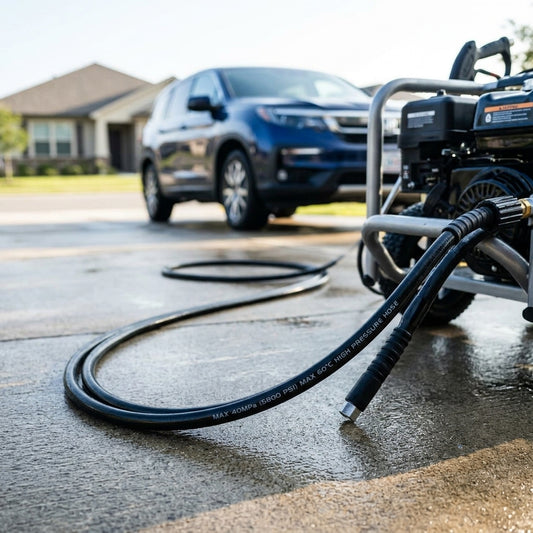High-pressure washer hose — Estilo de Vida - Producto en Uso | Generated by Modelize