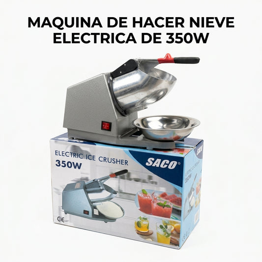 Electric ice crusher / snow maker — Portada Principal - Estudio Blanco | Generated by Modelize