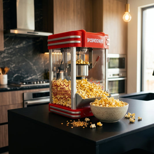 Tabletop Popcorn Maker — Estilo de Vida - Producto en Uso | Generated by Modelize