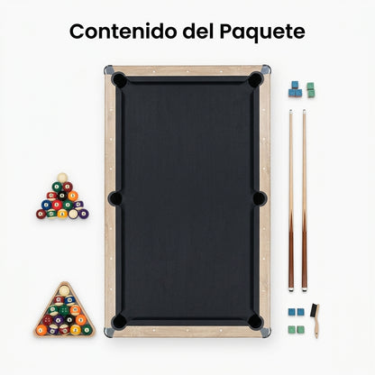 Billiard Table — Contenido del Paquete - Vista Aerea | Generated by Modelize
