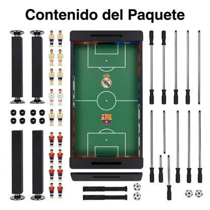 Foosball Table — Contenido del Paquete - Vista Aerea | Generated by Modelize