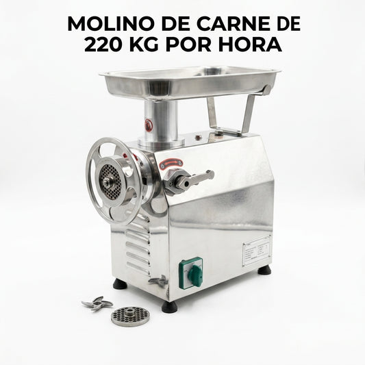 Industrial Meat Grinder — Portada Principal - Estudio Blanco | Generated by Modelize