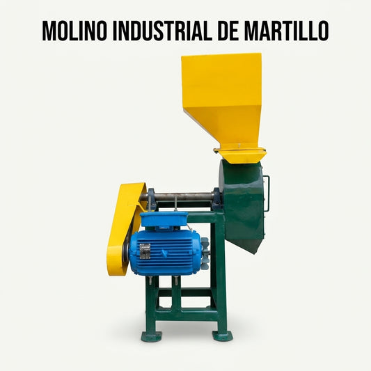 Industrial hammer mill — Portada Principal - Estudio Blanco | Generated by Modelize