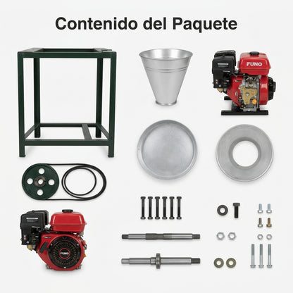 Industrial diesel-powered mill — Contenido del Paquete - Vista Aerea | Generated by Modelize