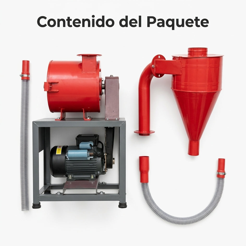 Industrial Flour Mill — Contenido del Paquete - Vista Aerea | Generated by Modelize