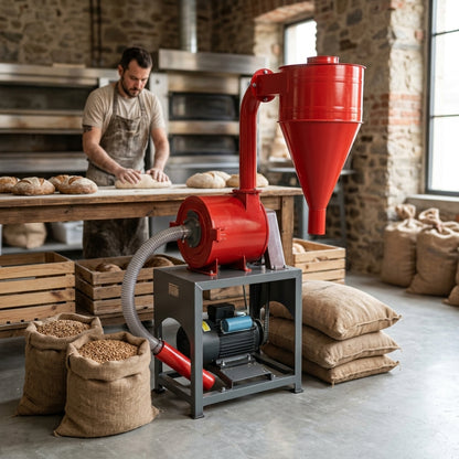 Industrial grain mill — Estilo de Vida - Producto en Uso | Generated by Modelize
