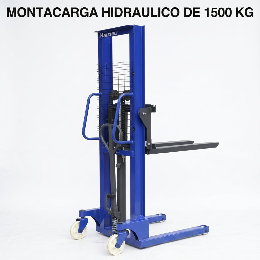 Manual Hydraulic Stacker — Portada Principal - Estudio Blanco | Generated by Modelize