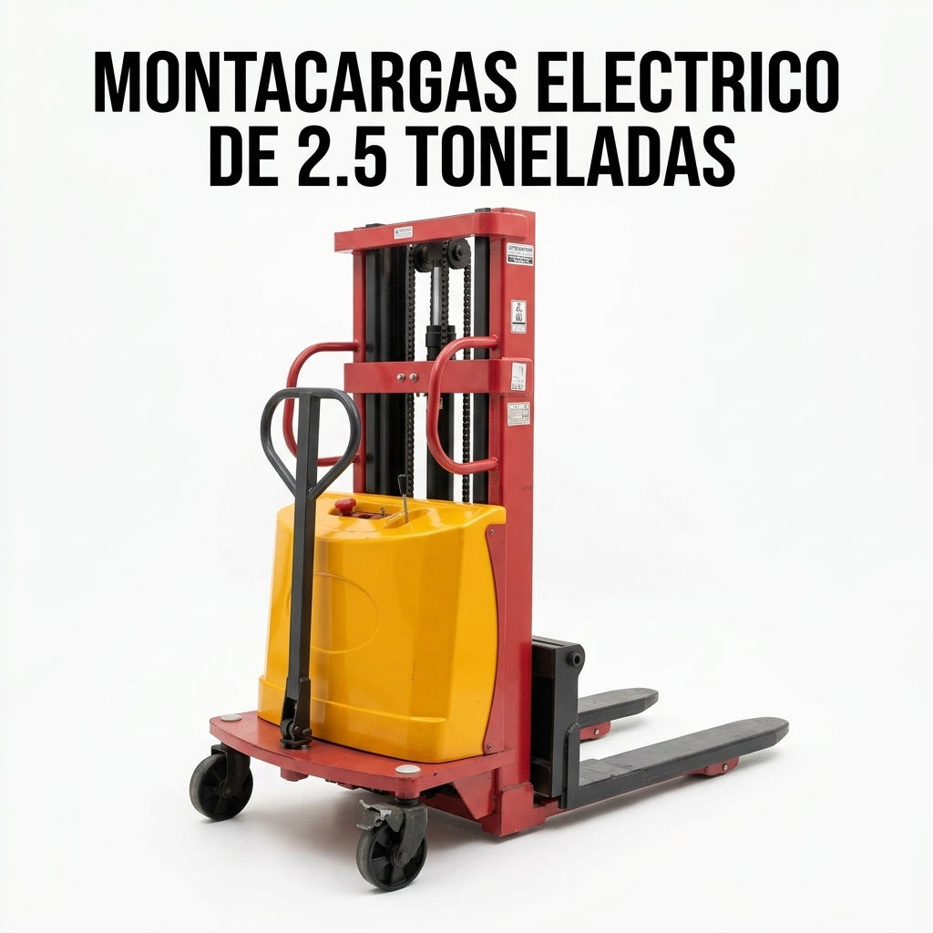 Electric Pallet Jack / Stacker — Portada Principal - Estudio Blanco | Generated by Modelize