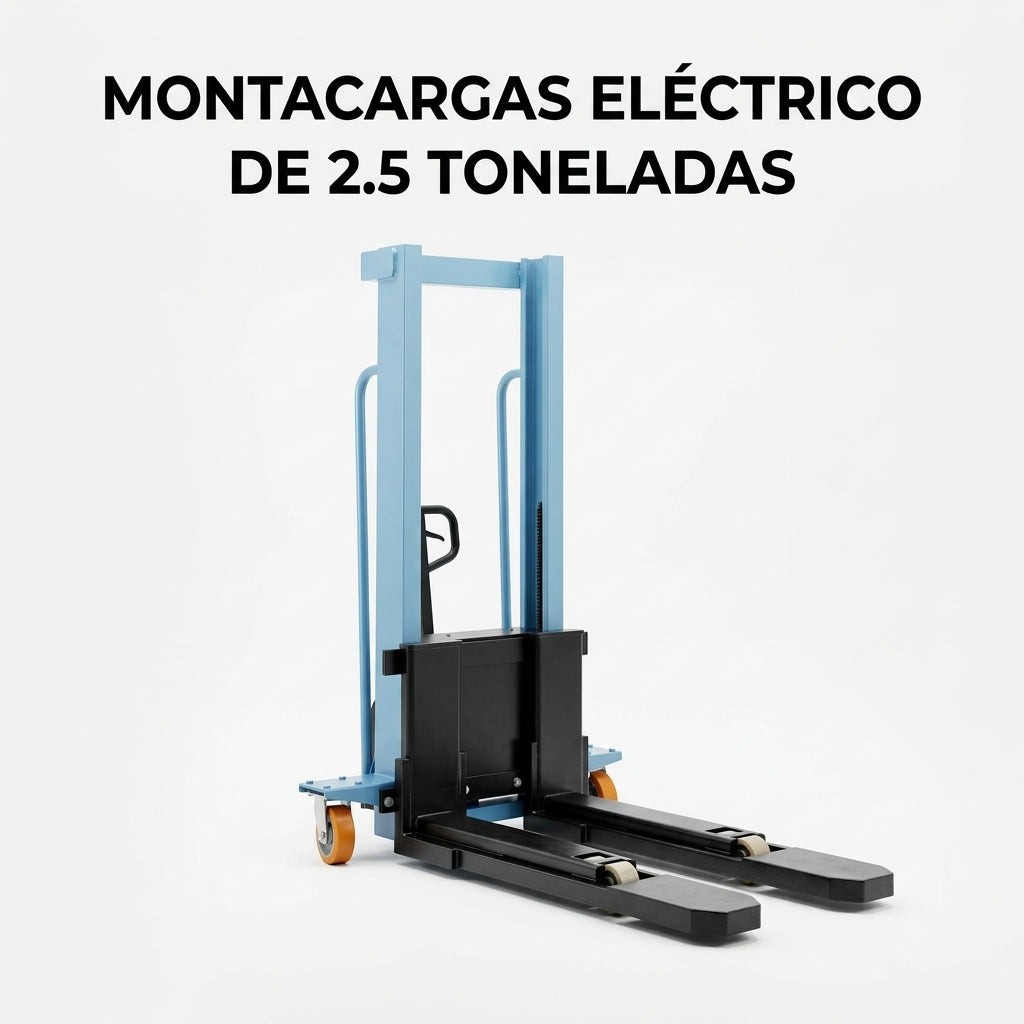 Electric Pallet Stacker — Portada Principal - Estudio Blanco | Generated by Modelize