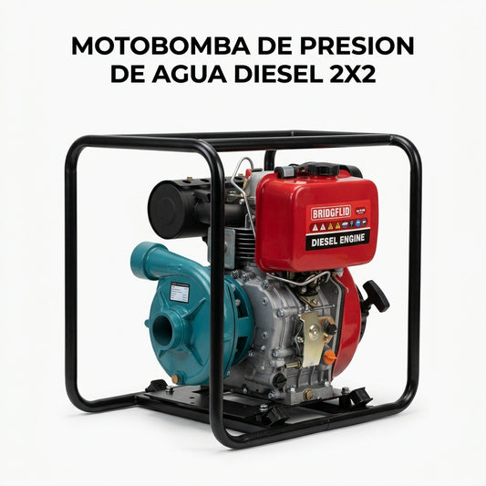 Diesel Water Pressure Pump — Portada Principal - Estudio Blanco | Generated by Modelize
