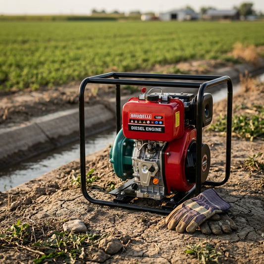 Diesel high-pressure water pump — Estilo de Vida - Producto en Uso | Generated by Modelize
