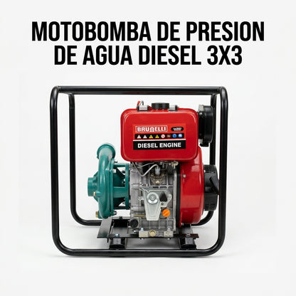Diesel high-pressure water pump — Portada Principal - Estudio Blanco | Generated by Modelize