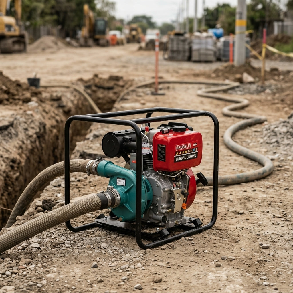 High-pressure diesel water pump — Estilo de Vida - Producto en Uso | Generated by Modelize