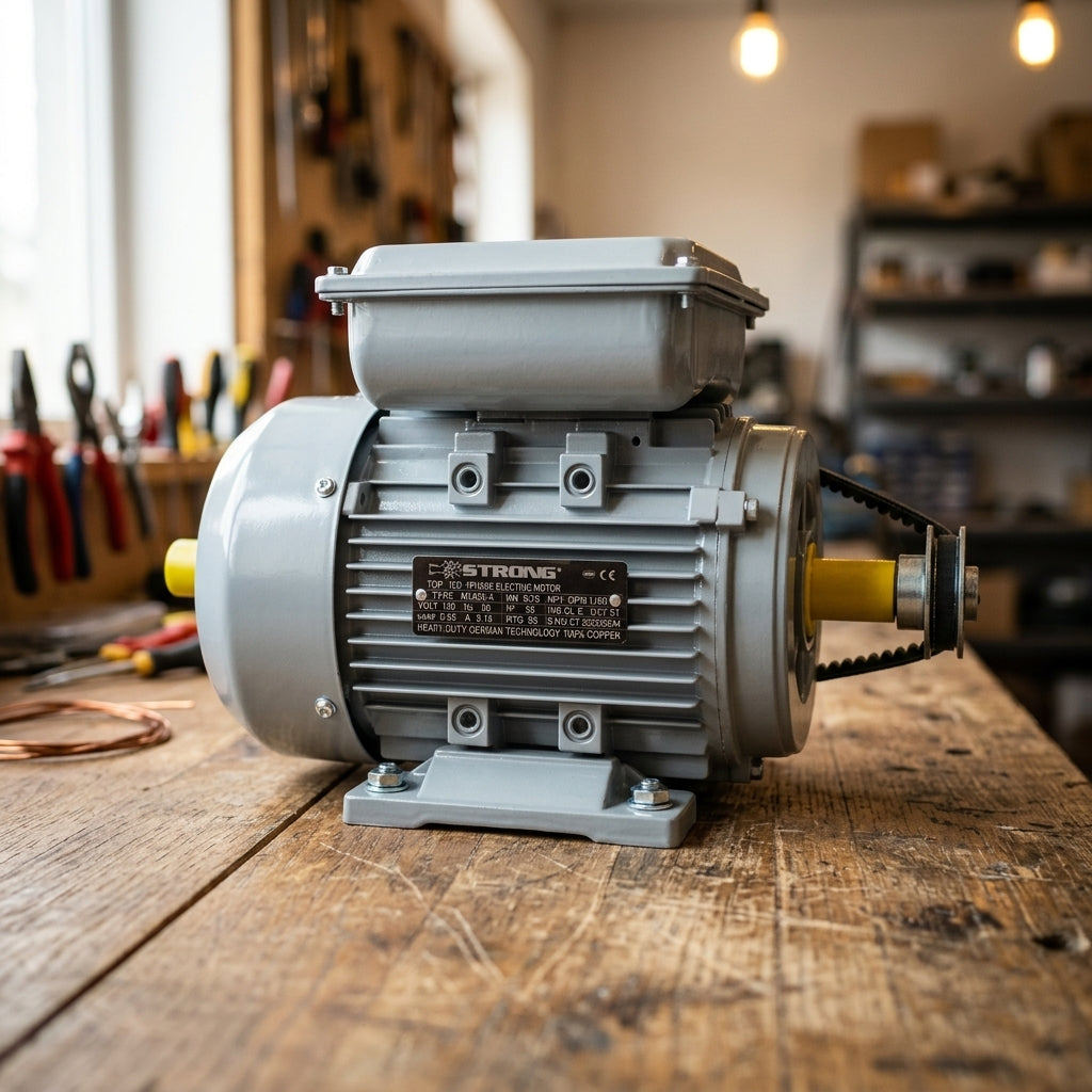 Industrial Electric Motor — Estilo de Vida - Producto en Uso | Generated by Modelize