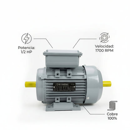 Electric Motor — Infografia de Caracteristicas | Generated by Modelize