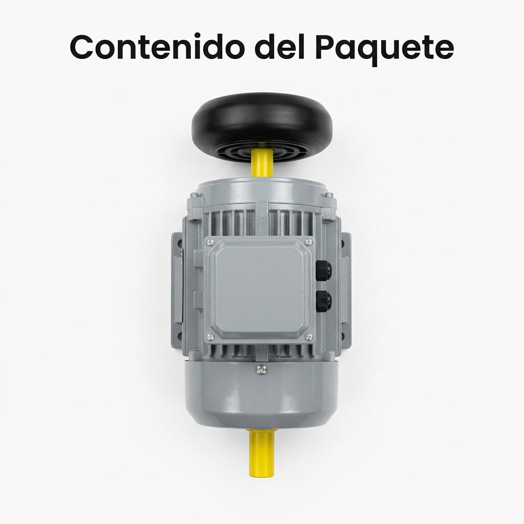 Electric motor — Contenido del Paquete - Vista Aerea | Generated by Modelize