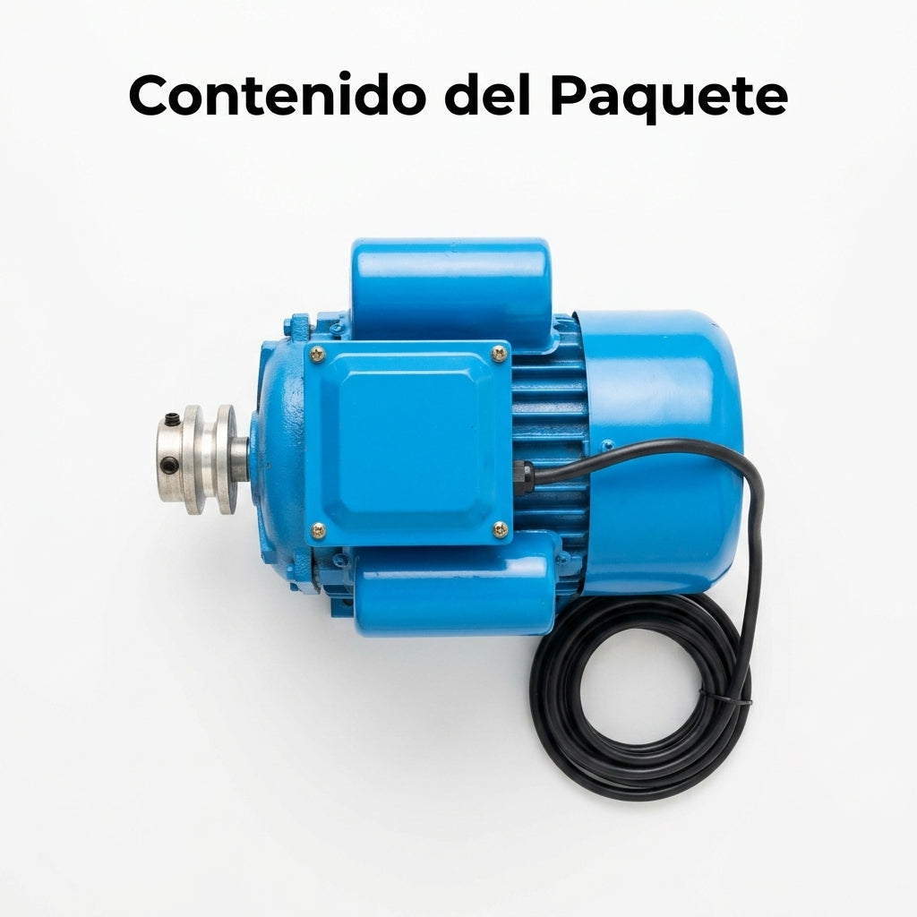 Electric motor — Contenido del Paquete - Vista Aerea | Generated by Modelize