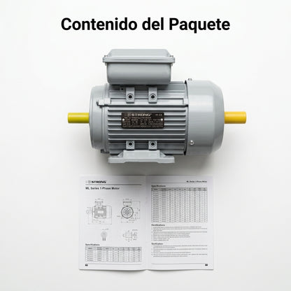 Electric motor — Contenido del Paquete - Vista Aerea | Generated by Modelize