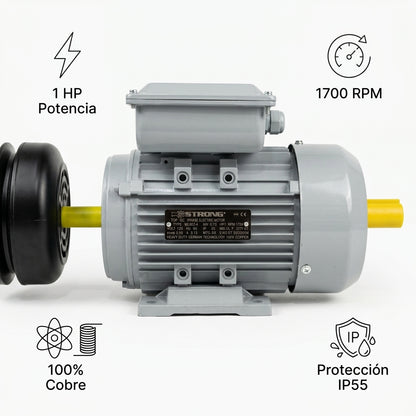 Electric Motor — Infografia de Caracteristicas | Generated by Modelize