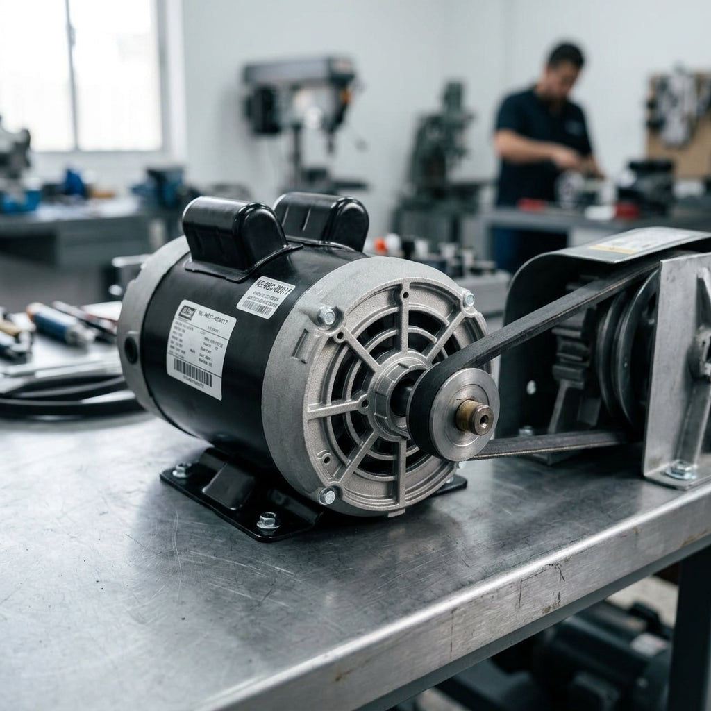 Industrial Electric Motor — Estilo de Vida - Producto en Uso | Generated by Modelize
