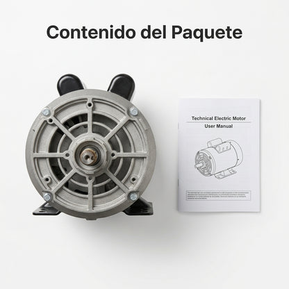 Industrial Electric Motor — Contenido del Paquete - Vista Aerea | Generated by Modelize