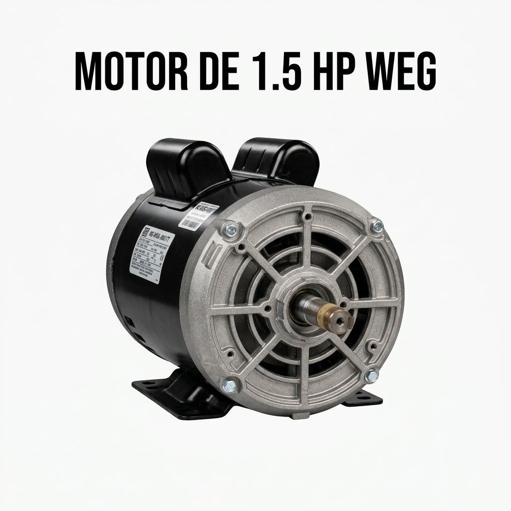 Industrial Electric Motor — Portada Principal - Estudio Blanco | Generated by Modelize