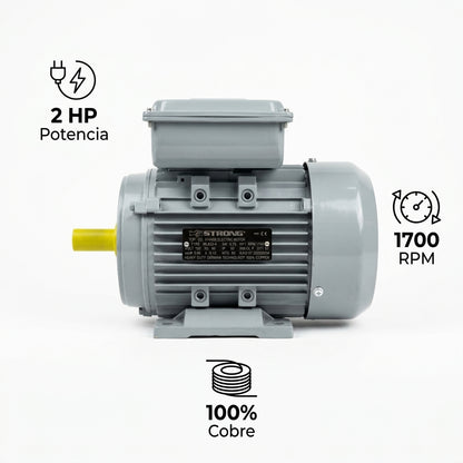 Industrial Electric Motor — Infografia de Caracteristicas | Generated by Modelize