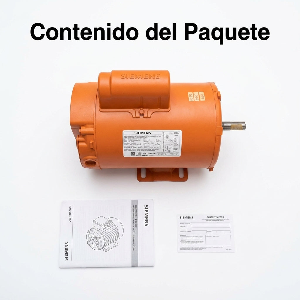 Electric motor — Contenido del Paquete - Vista Aerea | Generated by Modelize