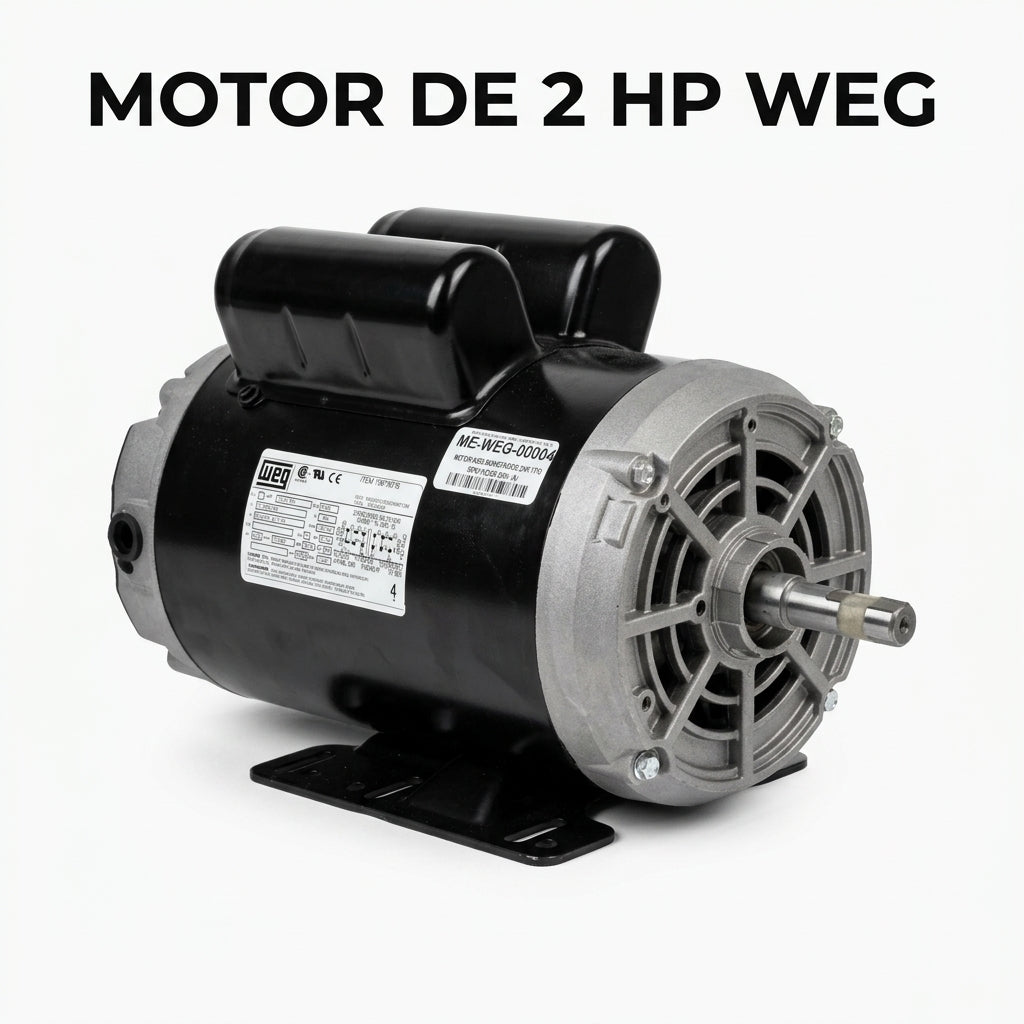 Industrial electric motor — Portada Principal - Estudio Blanco | Generated by Modelize
