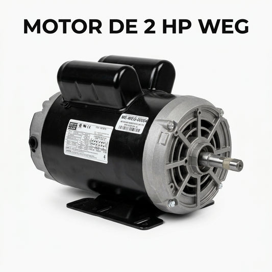Industrial electric motor — Portada Principal - Estudio Blanco | Generated by Modelize