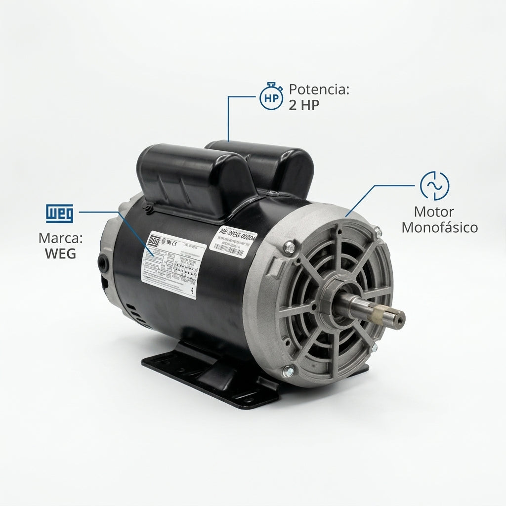 Electric Industrial Motor — Infografia de Caracteristicas | Generated by Modelize