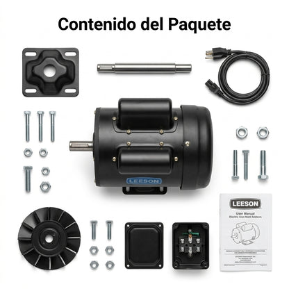 Industrial Electric Motor — Contenido del Paquete - Vista Aerea | Generated by Modelize