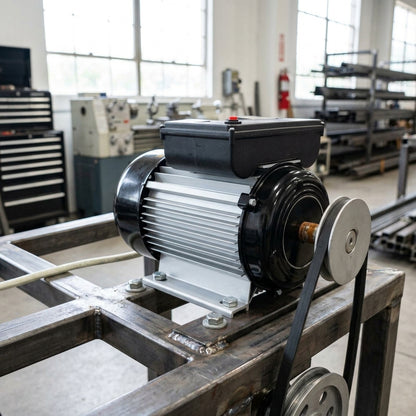 Electric motor with pulley — Estilo de Vida - Producto en Uso | Generated by Modelize