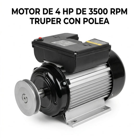 Electric motor with pulley — Portada Principal - Estudio Blanco | Generated by Modelize