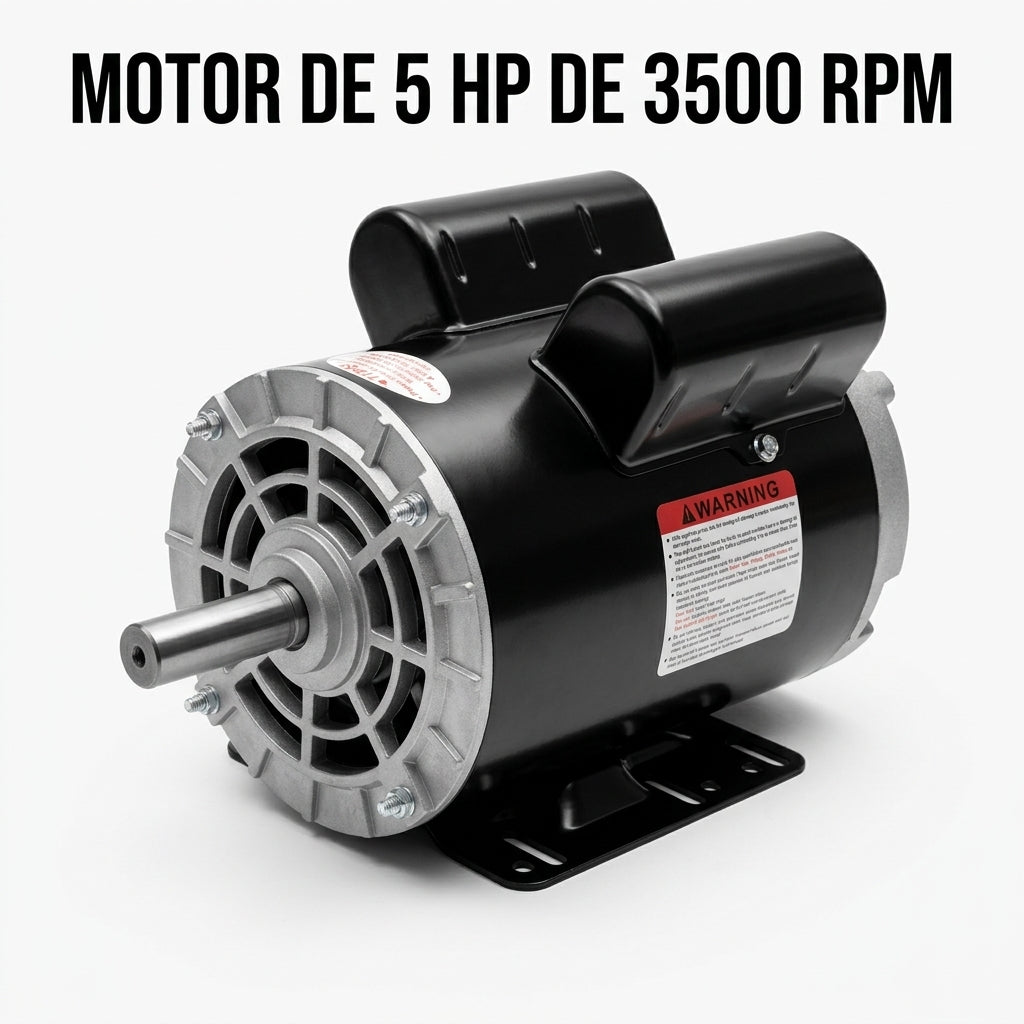 Electric industrial motor — Portada Principal - Estudio Blanco | Generated by Modelize