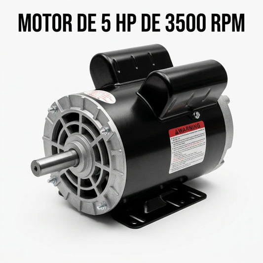 Electric industrial motor — Portada Principal - Estudio Blanco | Generated by Modelize