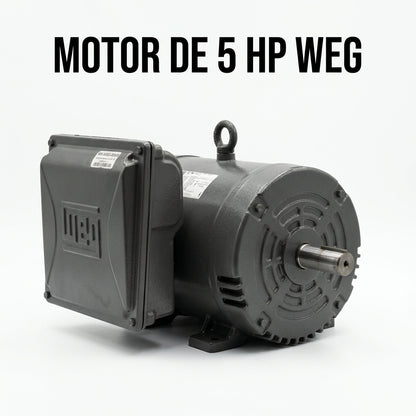 Industrial electric motor — Portada Principal - Estudio Blanco | Generated by Modelize