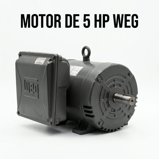 Industrial electric motor — Portada Principal - Estudio Blanco | Generated by Modelize