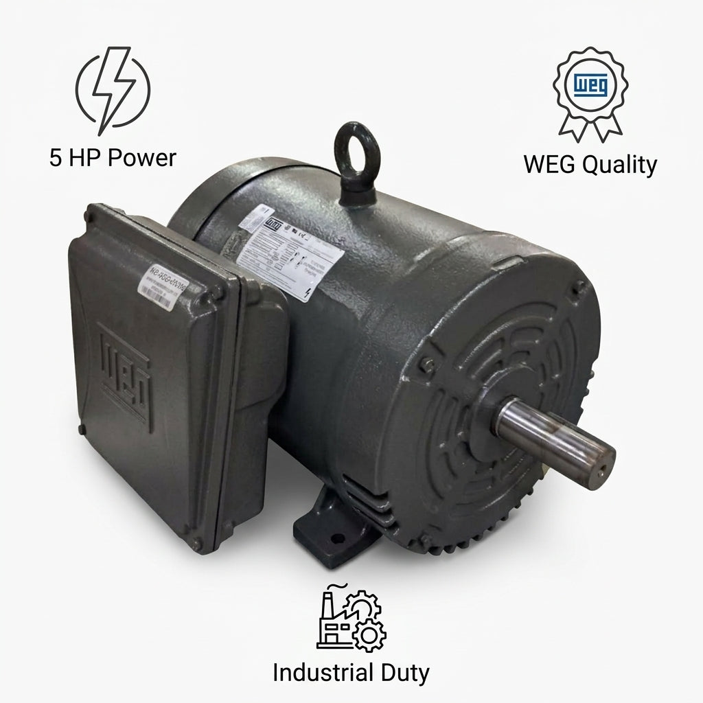 Industrial Electric Motor — Infografia de Caracteristicas | Generated by Modelize
