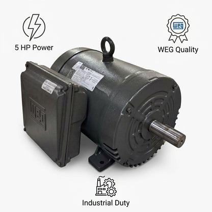Industrial Electric Motor — Infografia de Caracteristicas | Generated by Modelize