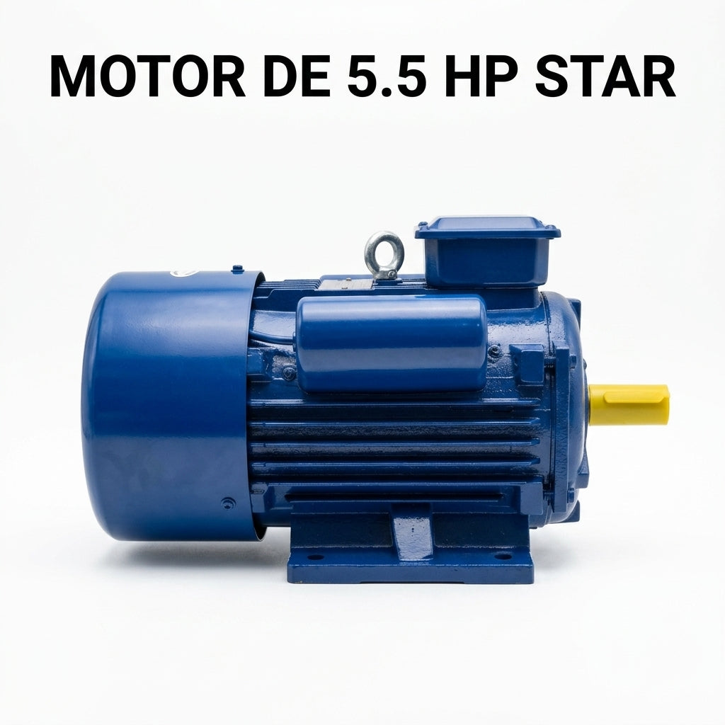 Electric single-phase motor — Portada Principal - Estudio Blanco | Generated by Modelize
