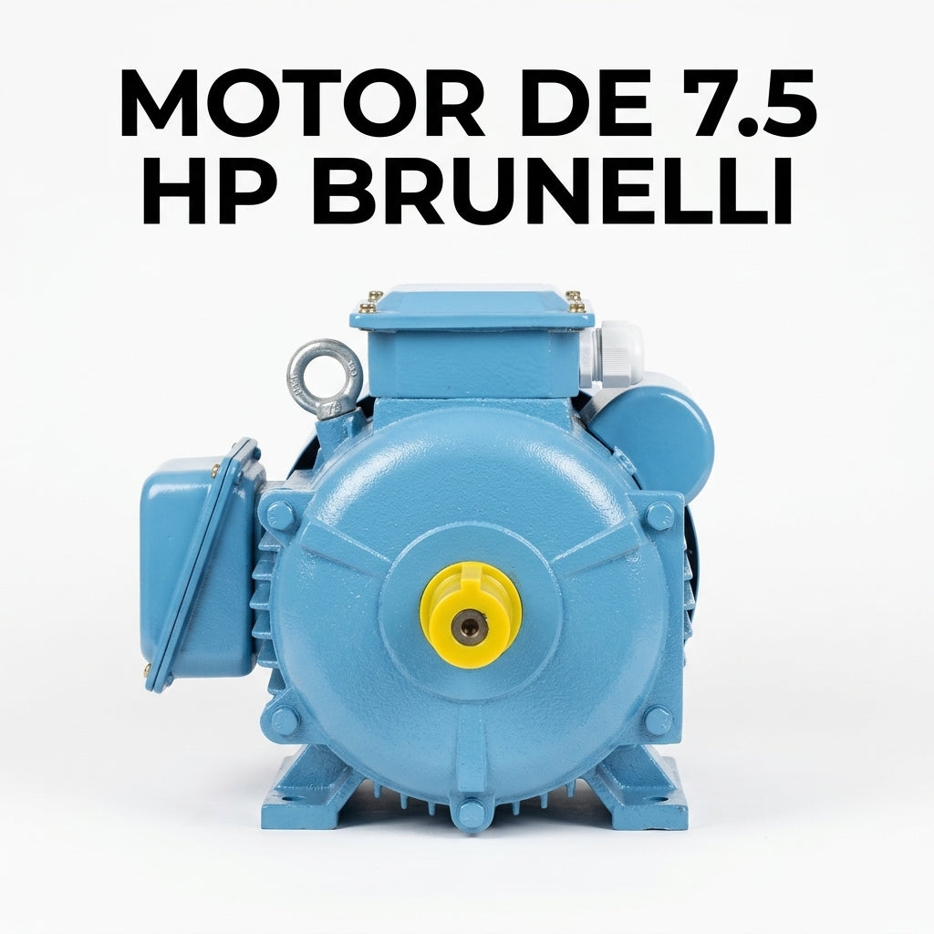 Industrial electric motor — Portada Principal - Estudio Blanco | Generated by Modelize